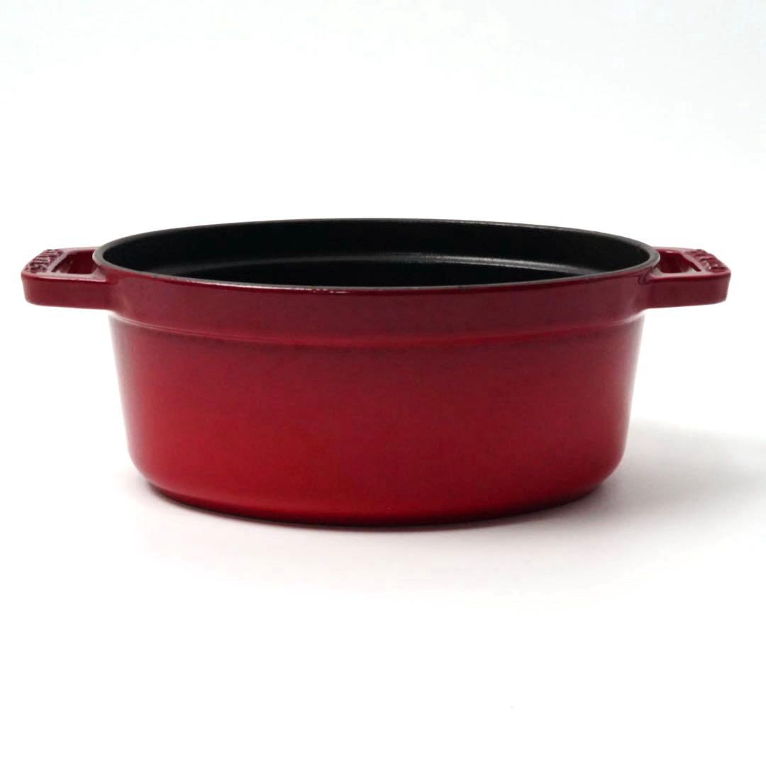 【美品】ストウブ staub ピコココット オーバル　17cm チェリー