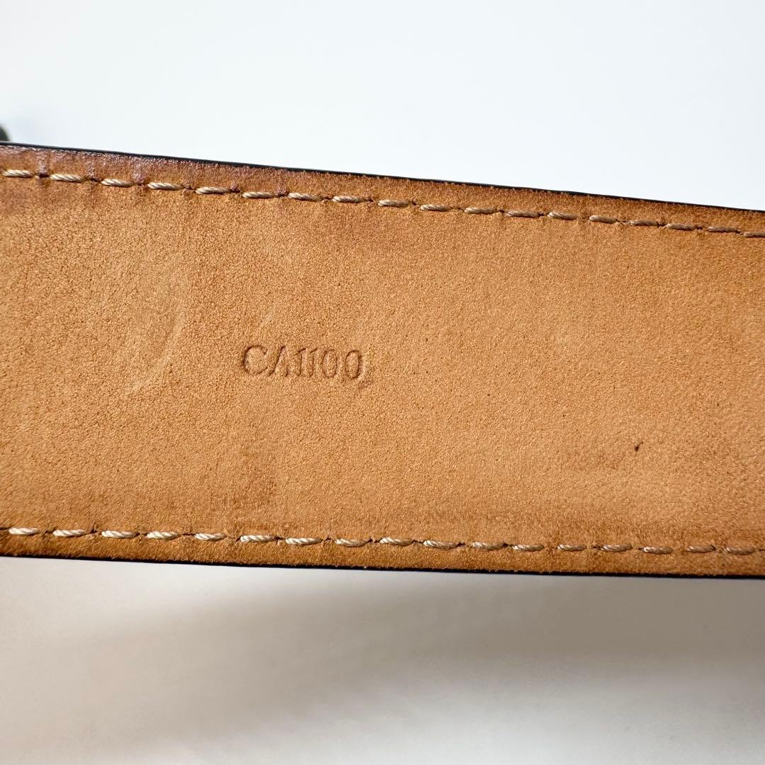 【極美品】ルイヴィトン サンチュール LV　イニシャル　エピ レザー ブラック