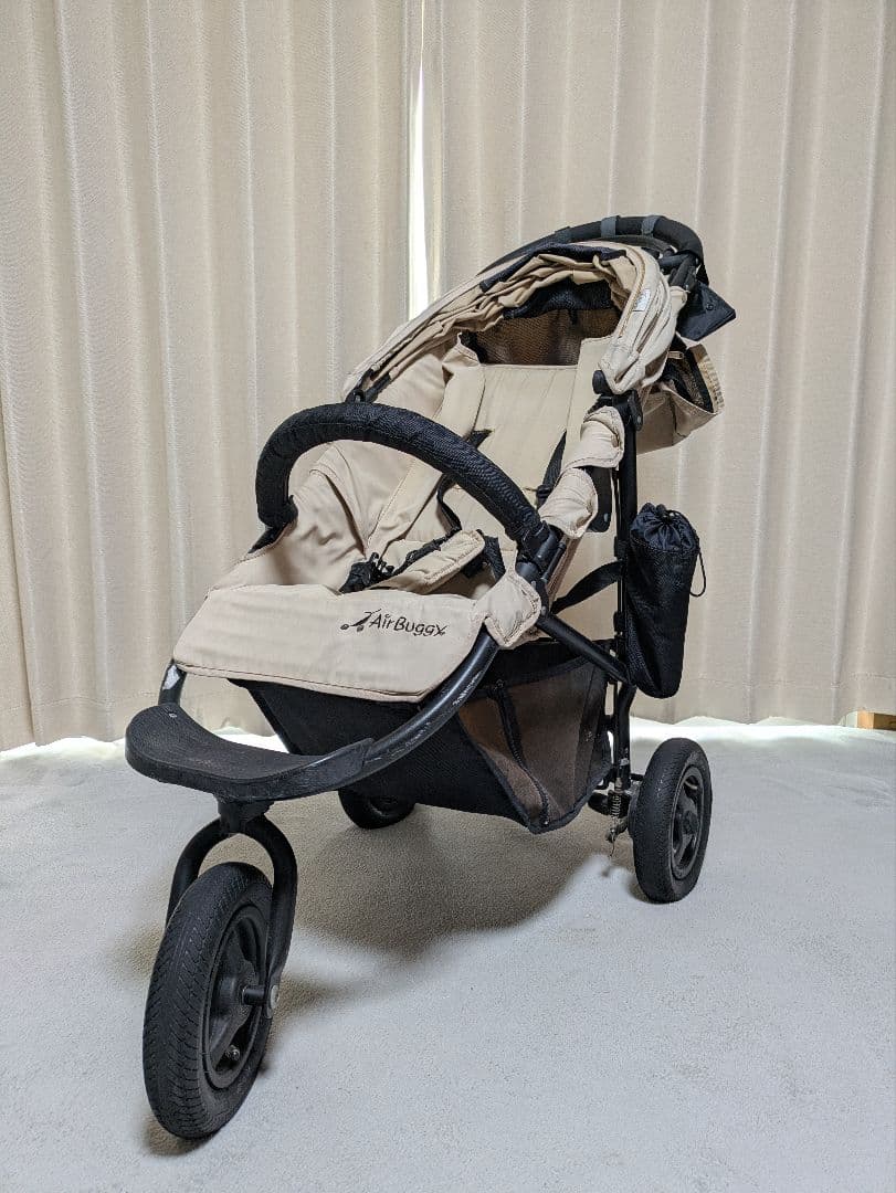 【新生児対応】Air Buggy ベビーカー 日よけ付き＆チャイルドシート