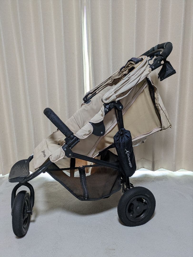 【新生児対応】Air Buggy ベビーカー 日よけ付き＆チャイルドシート