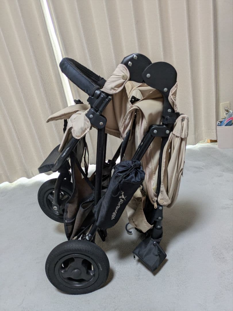 【新生児対応】Air Buggy ベビーカー 日よけ付き＆チャイルドシート