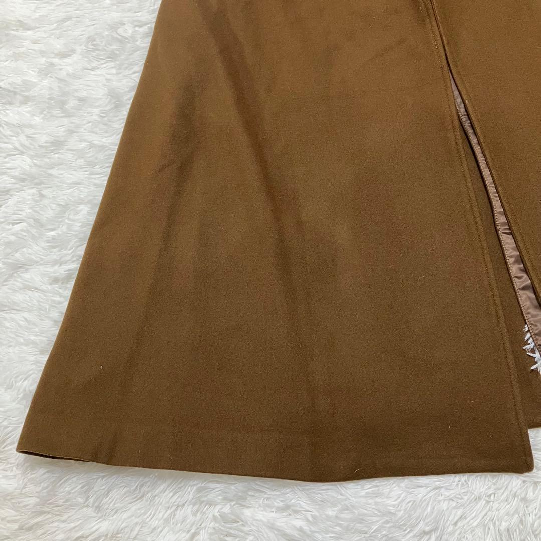 エイミーイストワール ベルテッドトレンチコート ブラウン ウール M レディース