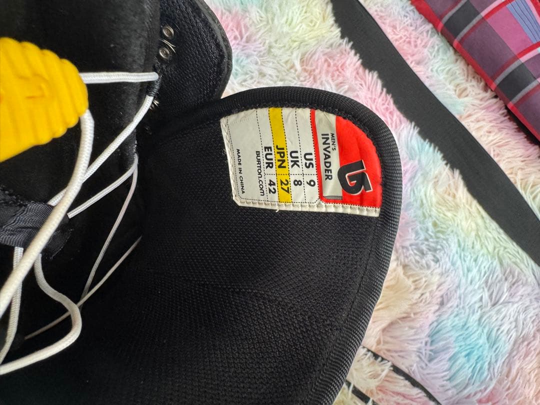 スノボバートン6点セット バック　ボード　ウエア上下　ブーツ27cm グローブ