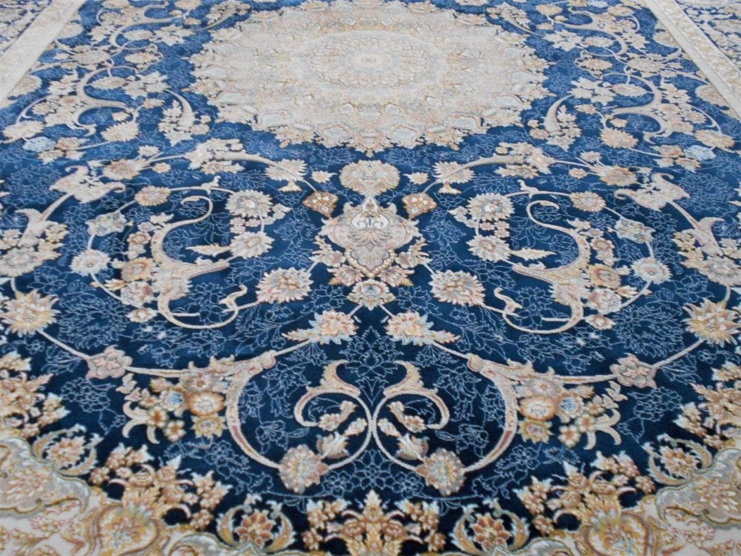 225万ノット！超高密度織 絨毯！本場イラン産 200×250cm-201621