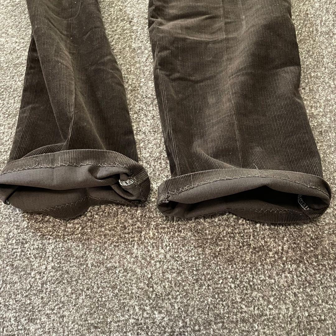 ディッキーズ　コーデュロイパンツ　USA製　タロンジップ　ダークブラウン