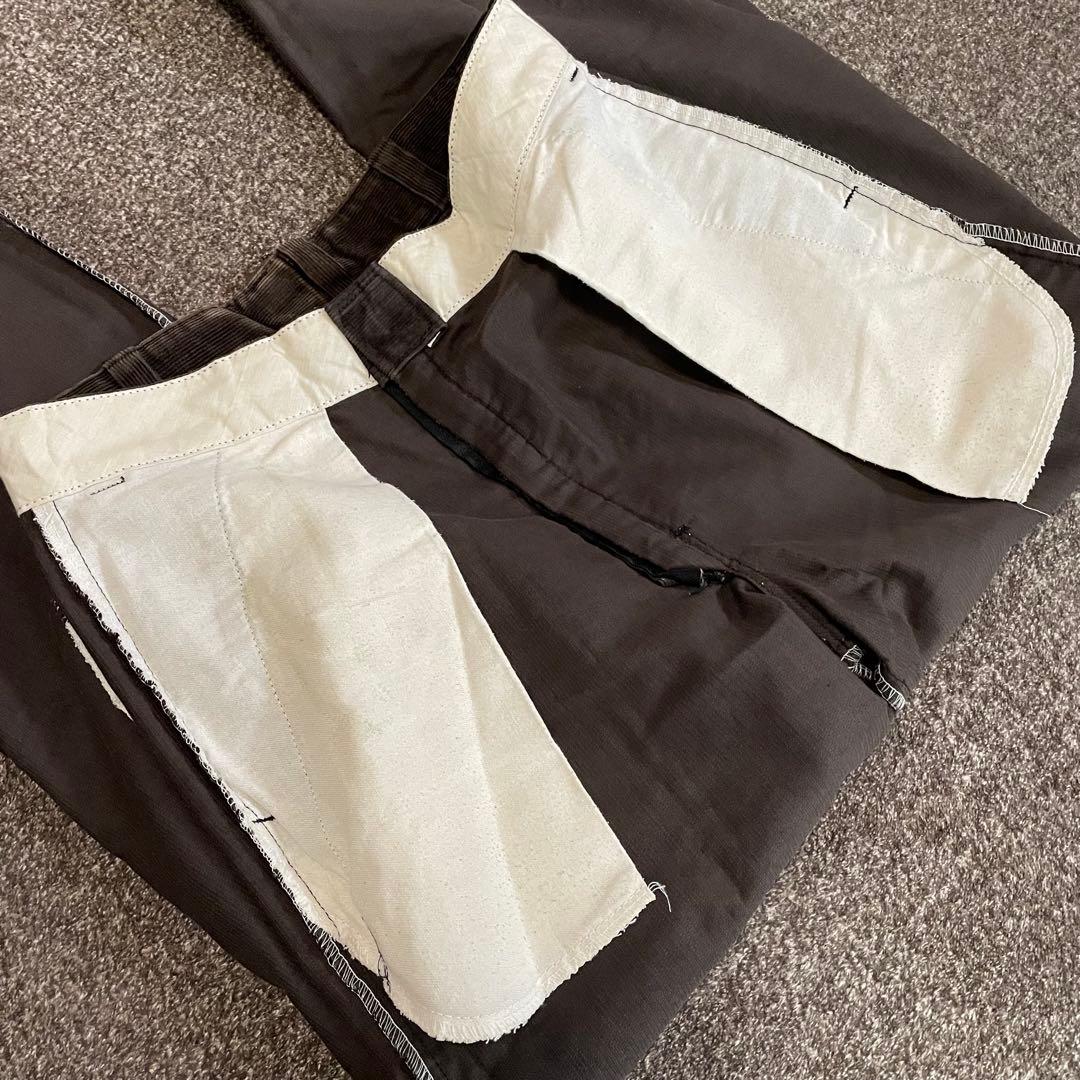 ディッキーズ　コーデュロイパンツ　USA製　タロンジップ　ダークブラウン