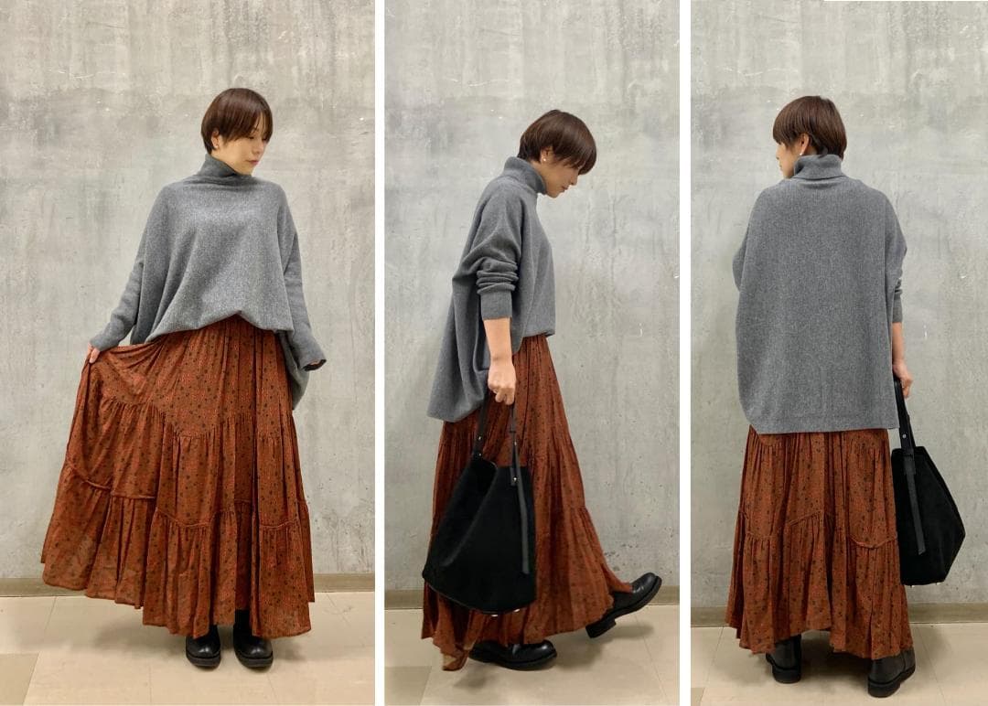 ハイネックBIGニット　BEARDSLEY