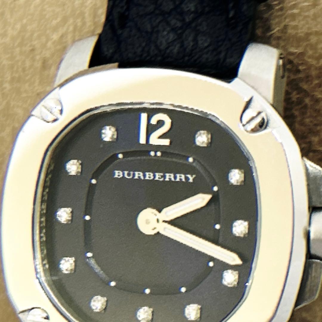 バーバリー 時計 ブリテン ダイヤ クォーツ BURBERRY 美品 箱付