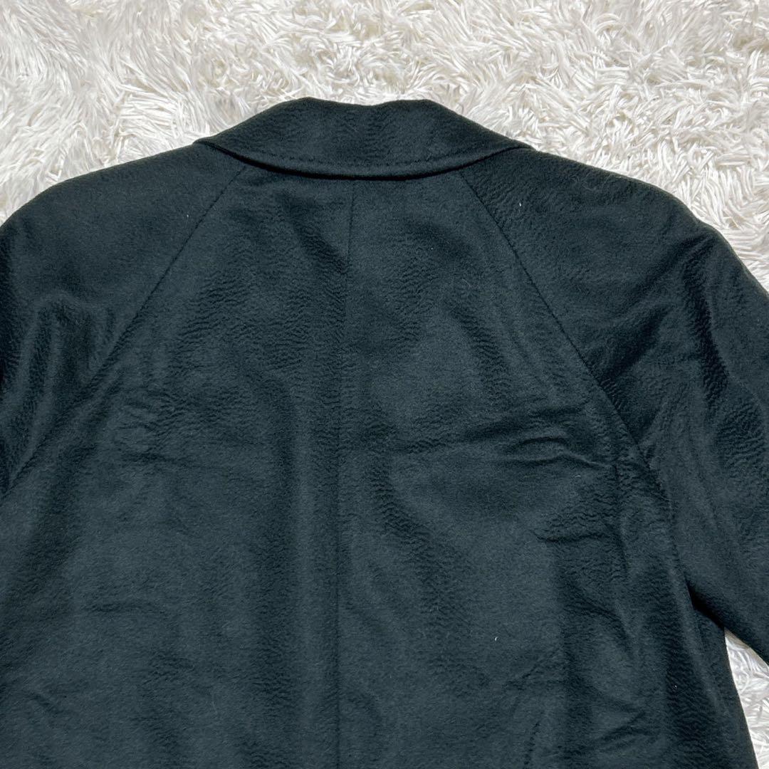 【2448】✨美品✨ レリアン ロングコート カシミヤ100% ダークグリーン