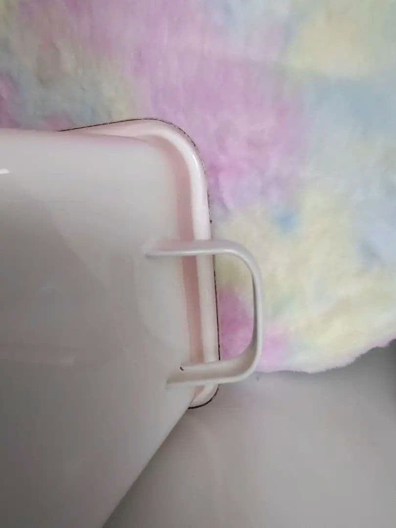 美品 イマン imane プリンセスローズ ミディ ホーロー 缶