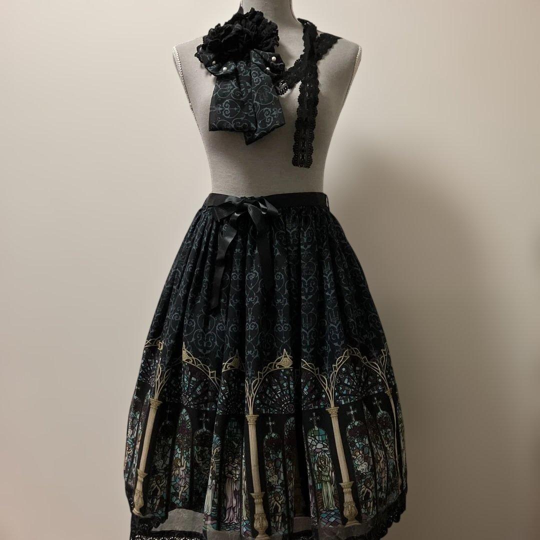 アリスアンドザパイレーツ　スカート&ヘッドドレス&タイツ