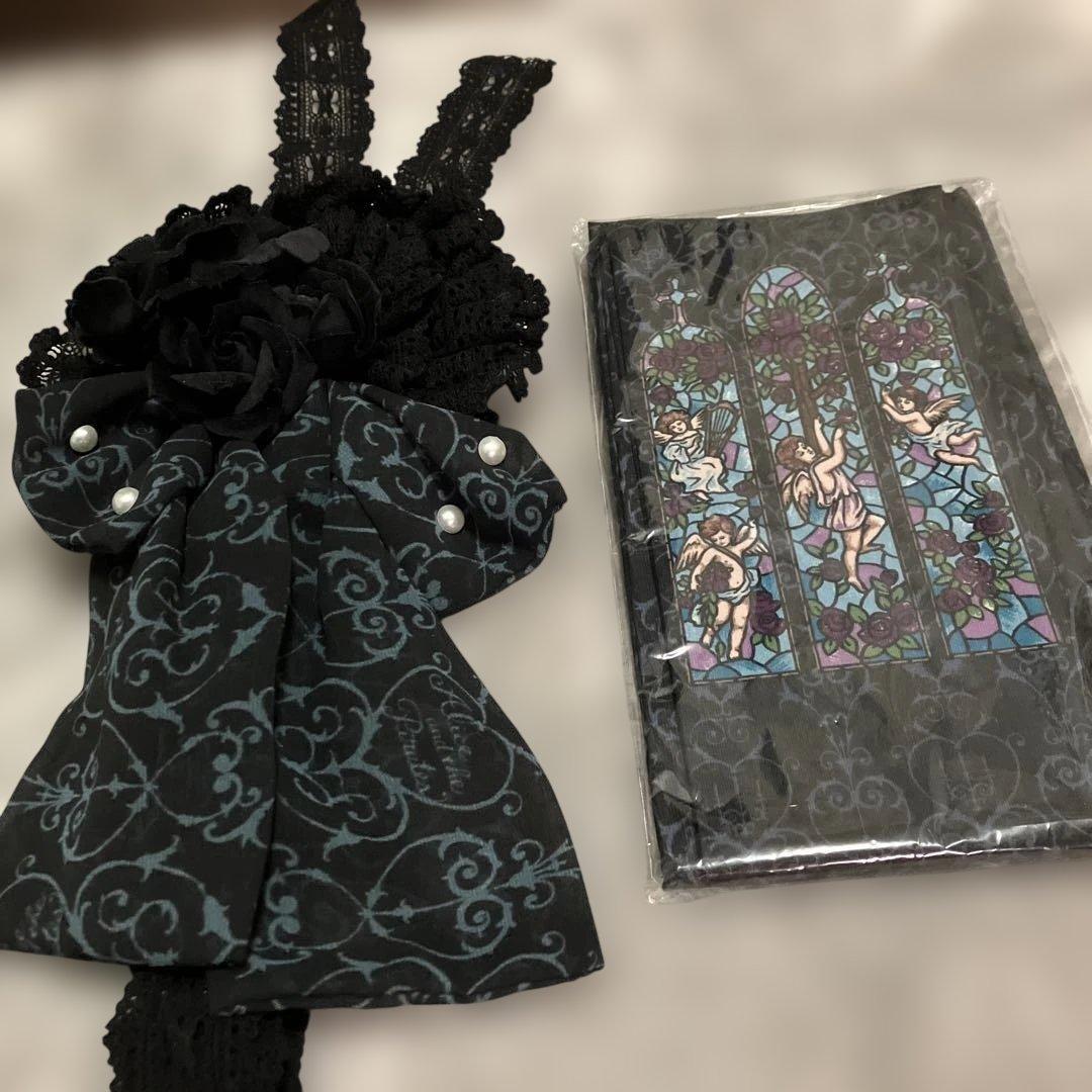 アリスアンドザパイレーツ　スカート&ヘッドドレス&タイツ