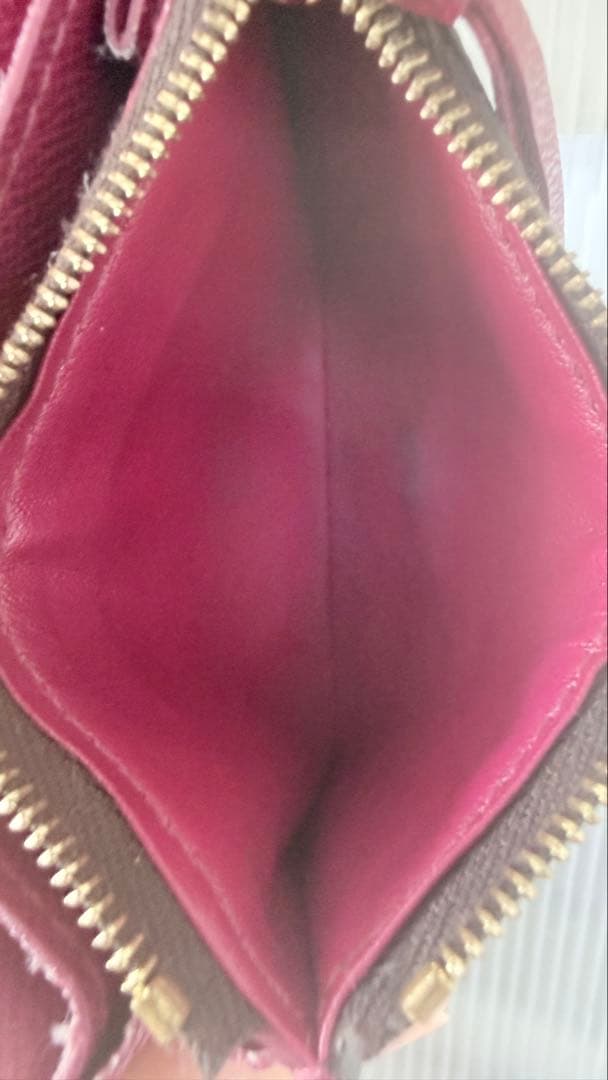 美品Louis Vuitton モノグラム ポルトモネ・ロザリモノグラム