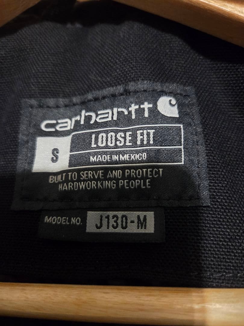 Carhartt J130-M ブラックアクティブジャケット Sサイズ