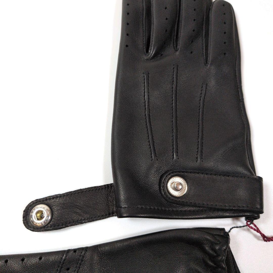 【未使用品】DENTS（デンツ） ドライビンググローブ BK 羊革 XS 007