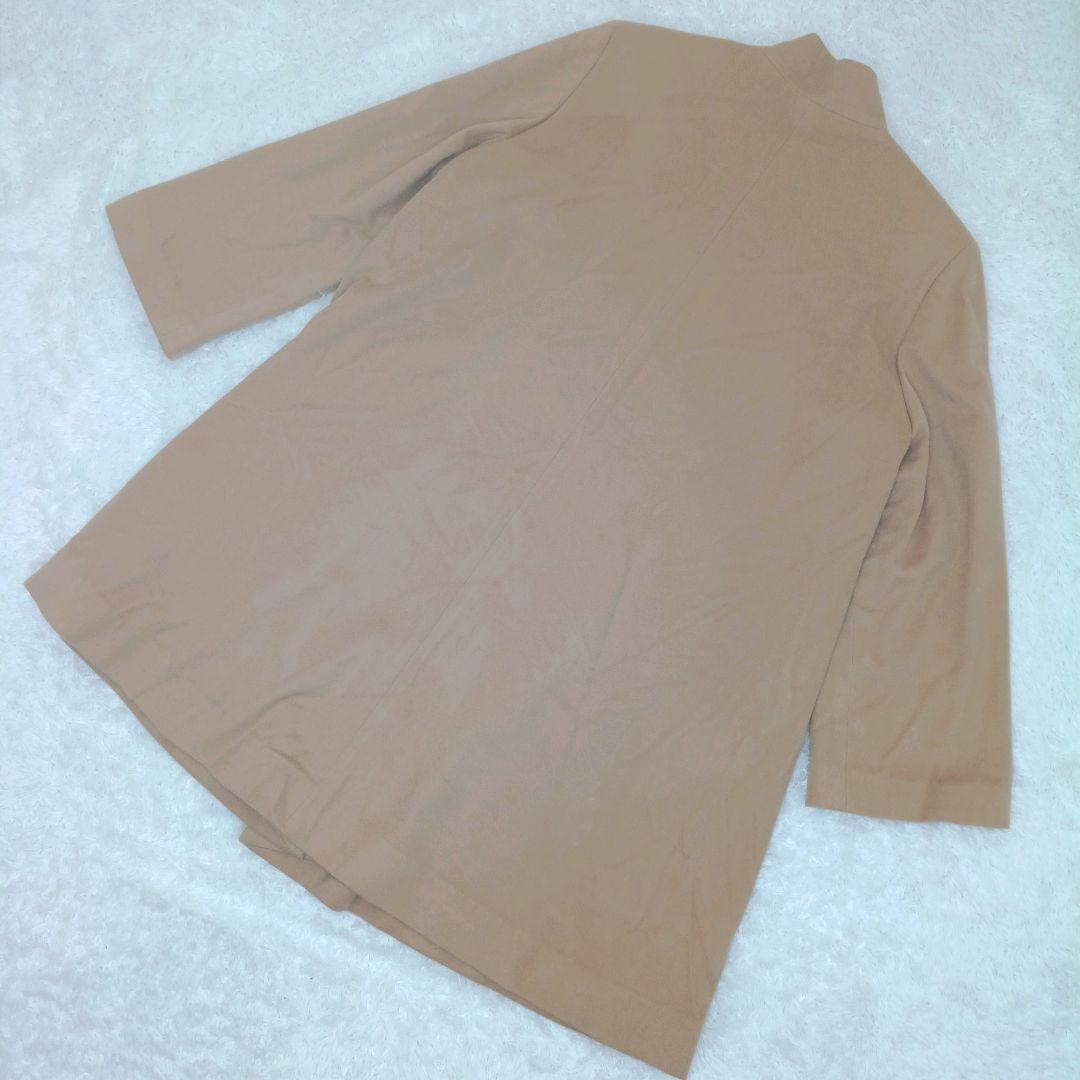 新品タグ付き✨️カシミア100%✨️キャメル　ロングコート　チェスターコート　Ｌ