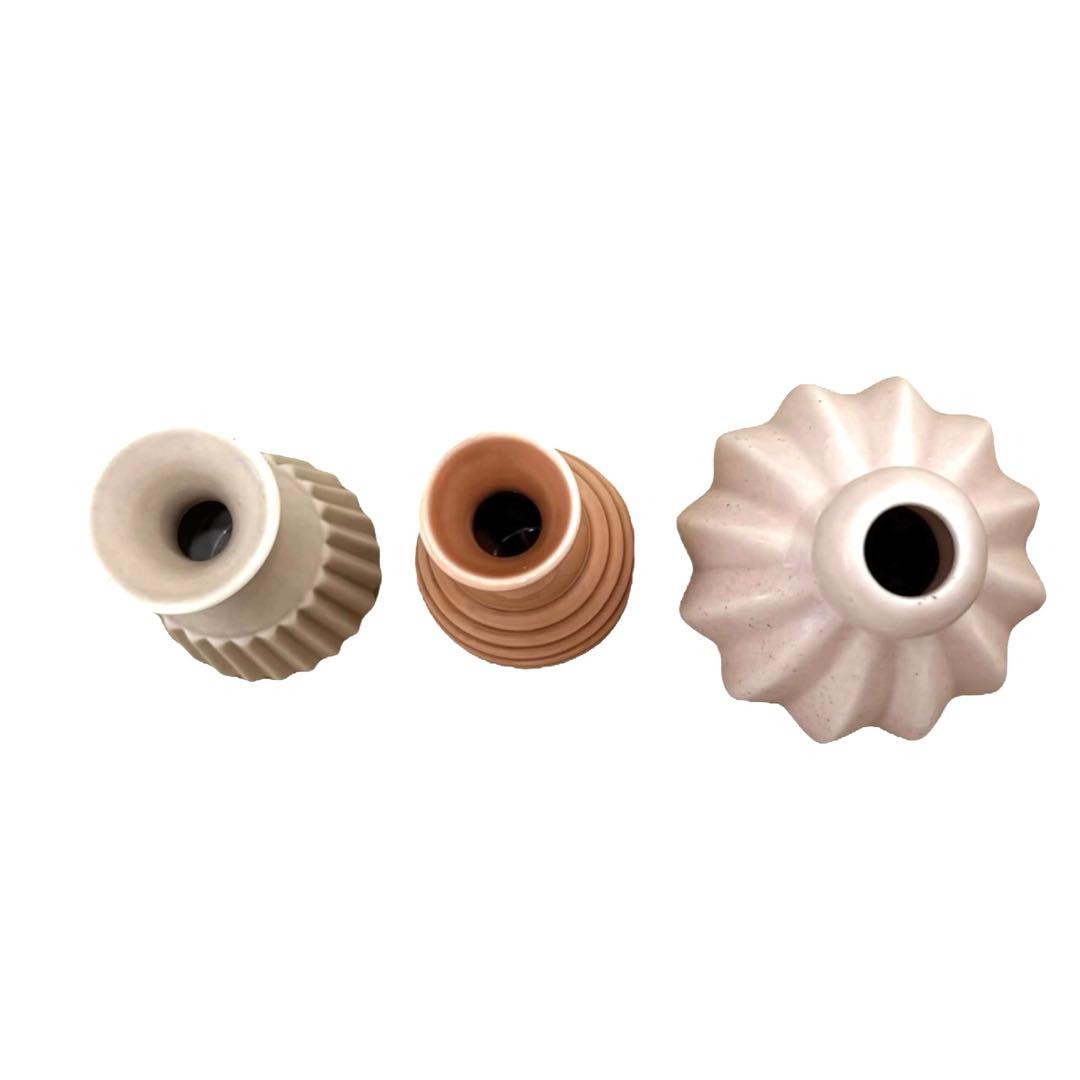 【美品】dottir Samsurium ミニベルフラワーベース　3個セット