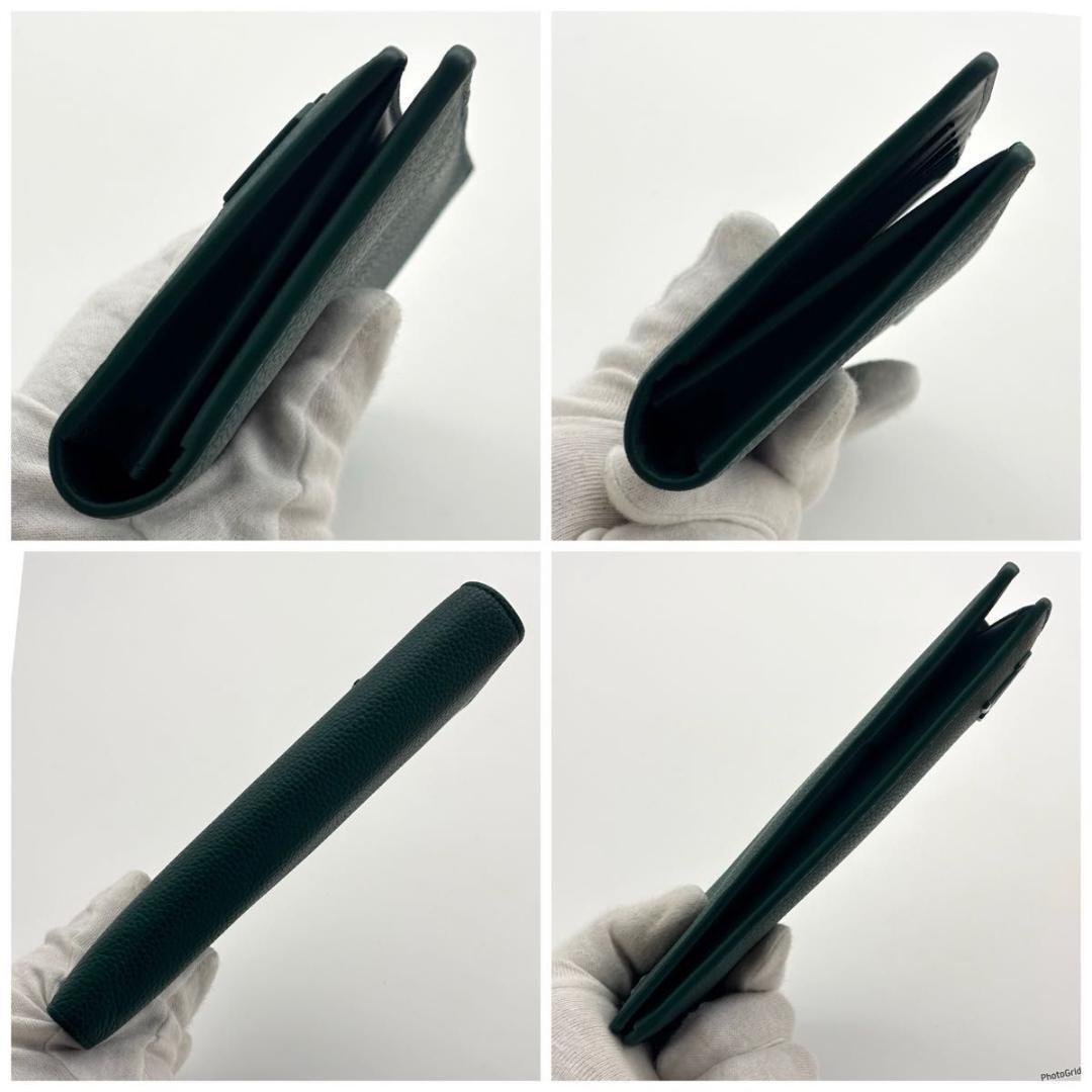 【現行 未使用に近い】ルイヴィトン アエログラム ポルトフォイユブラザ グリーン