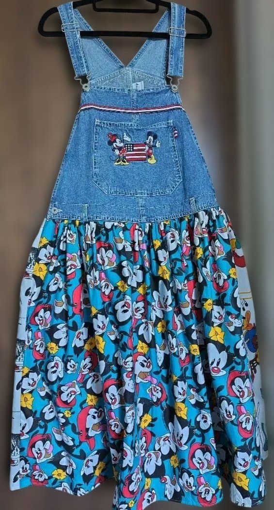 パナマボーイ Disney ワンピース 一点物 ディズニー 古着 サロペット