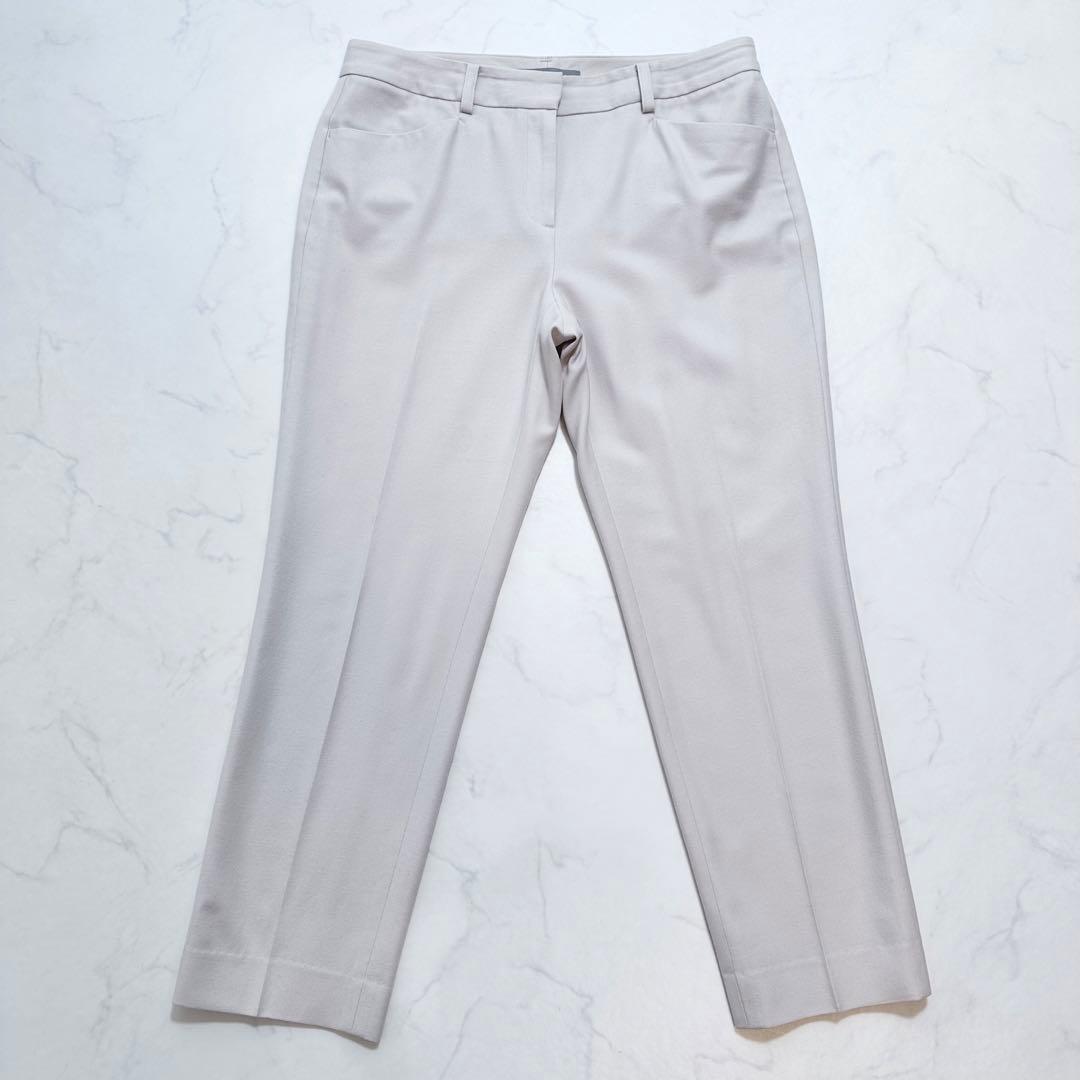 セオリーリュクス パンツスーツ SAXONY ノーカラー ストレッチ 42 40