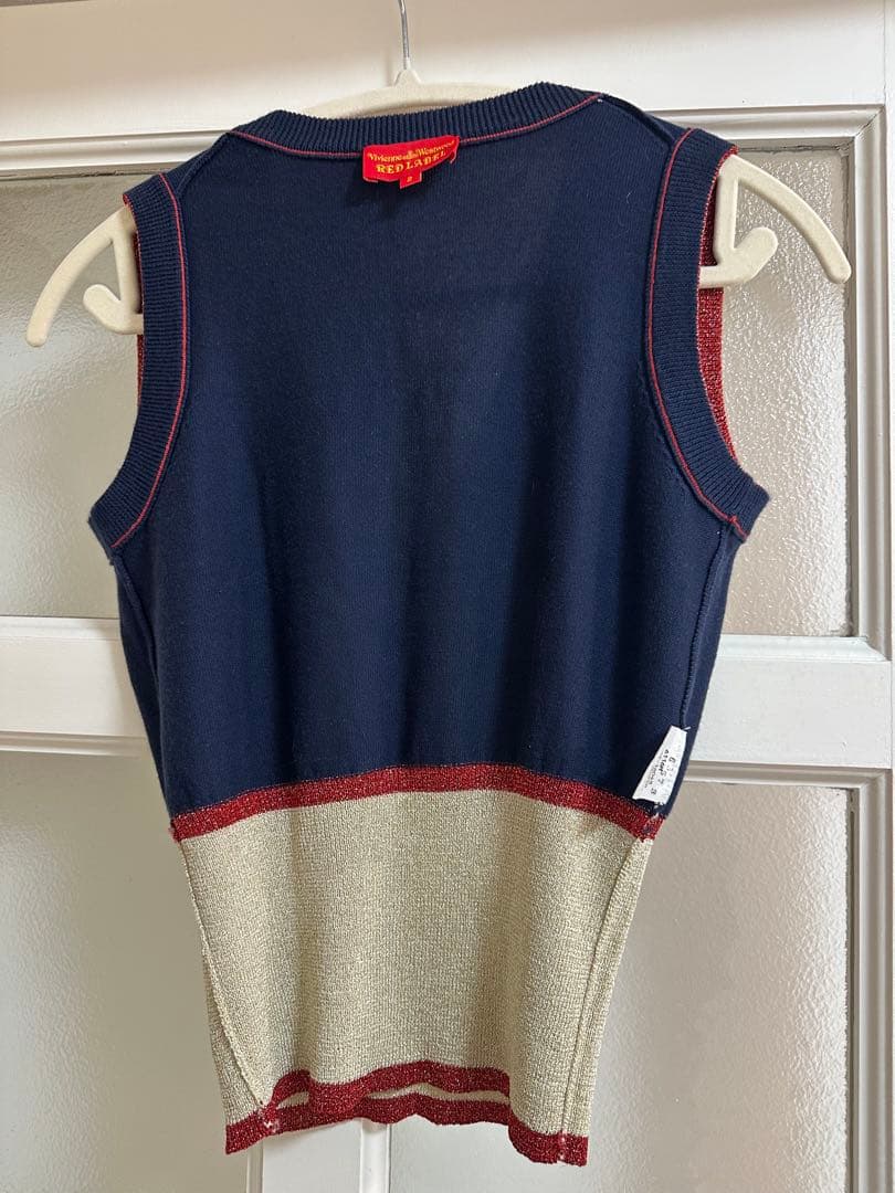 Vivienne Westwood ニットベスト オーブ刺繍