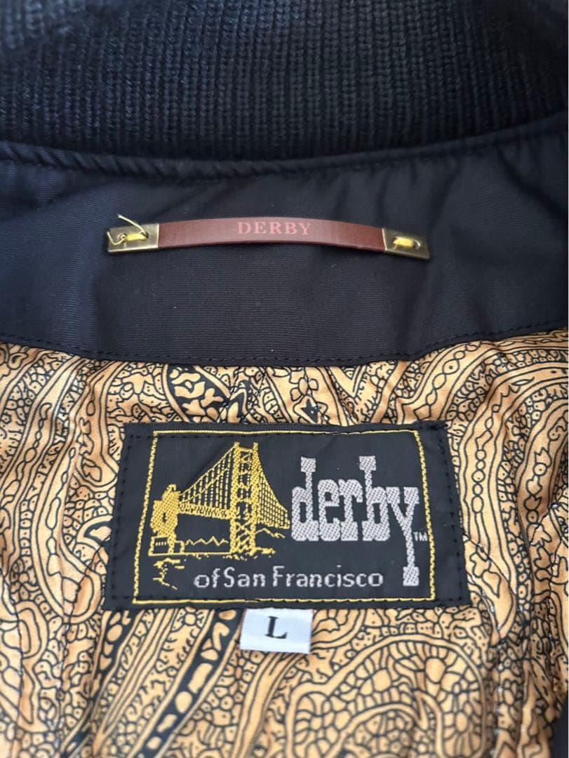 ダービーオブサンフランシスコ　ダービージャケット　ブラック