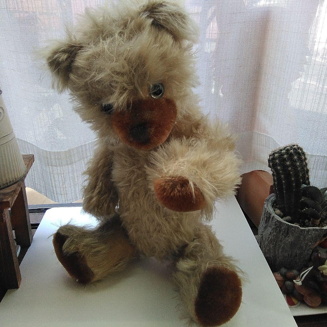 アンティークベア　スーティ　ベージュモヘア