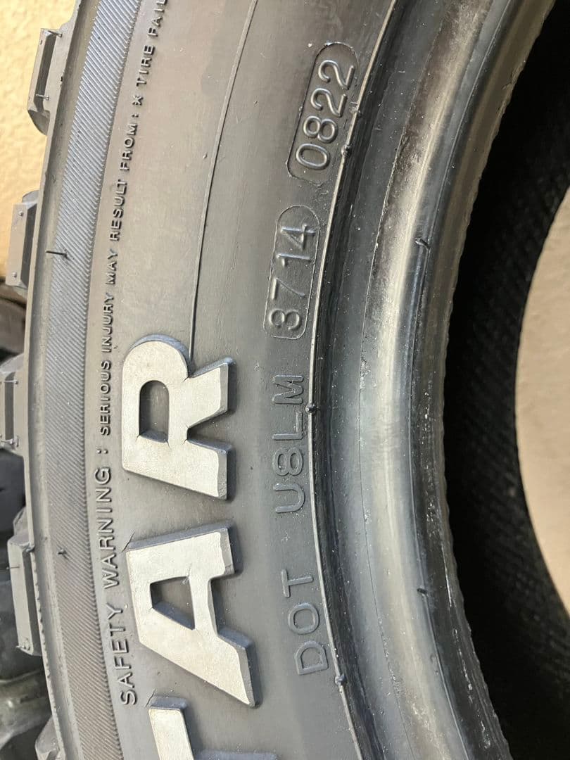 中古品　送料込　マッドスター　ゴツゴツタイヤ　U8ML 3714 0822　4本