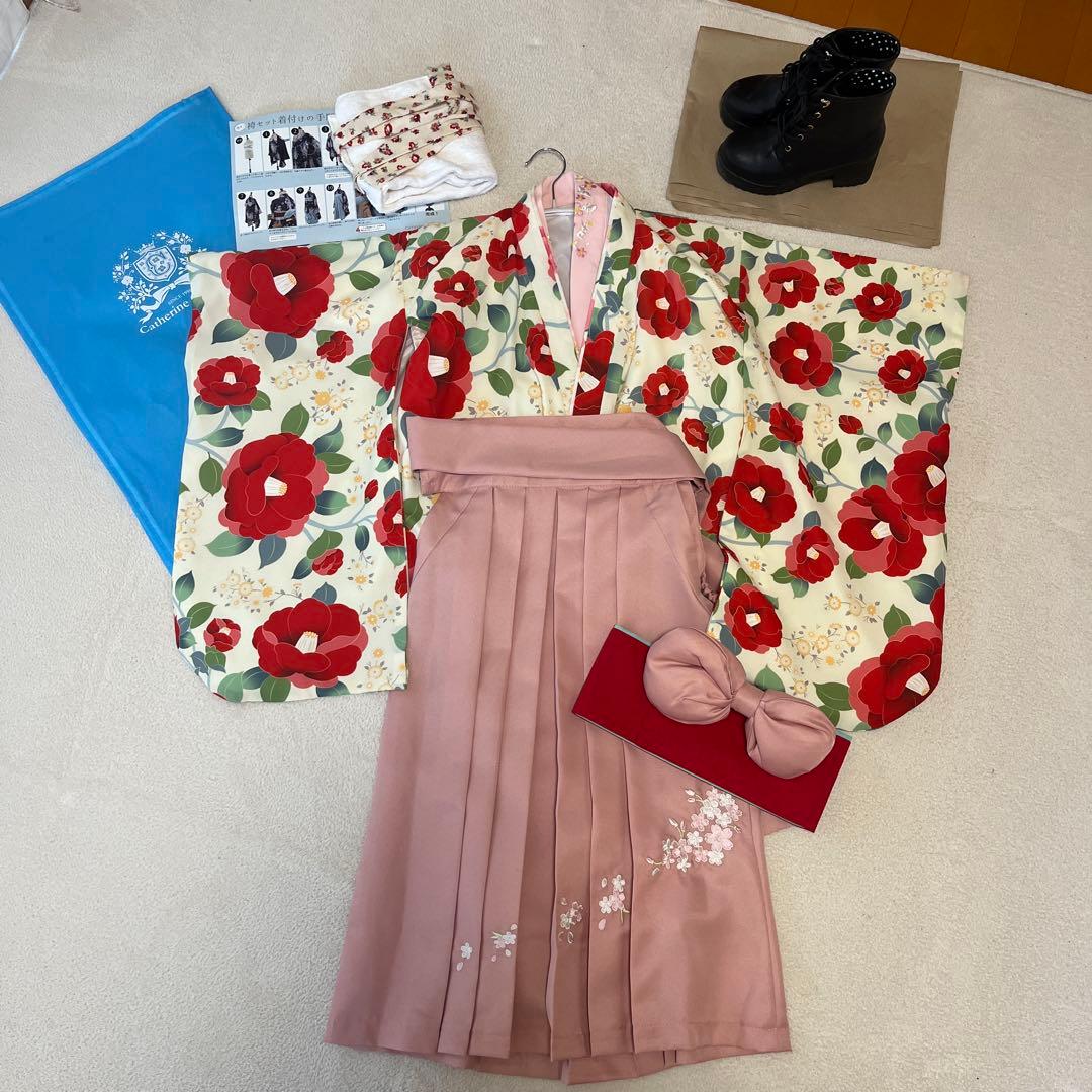 【あ♡】キャサリンコテージ袴120 【肌襦袢・補正タオル・ブーツ】