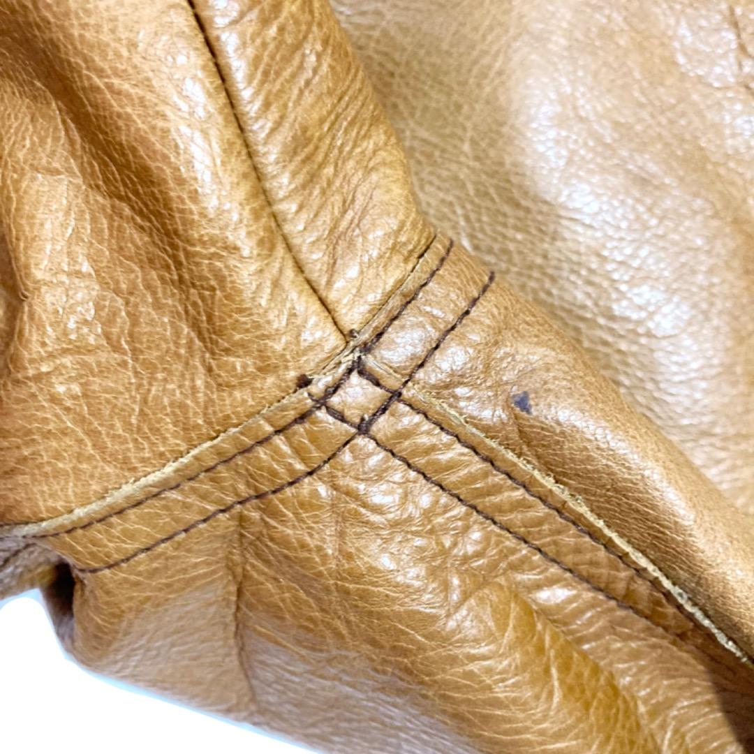 00's GAP オールドギャップ レザージャケット シングルライダース M