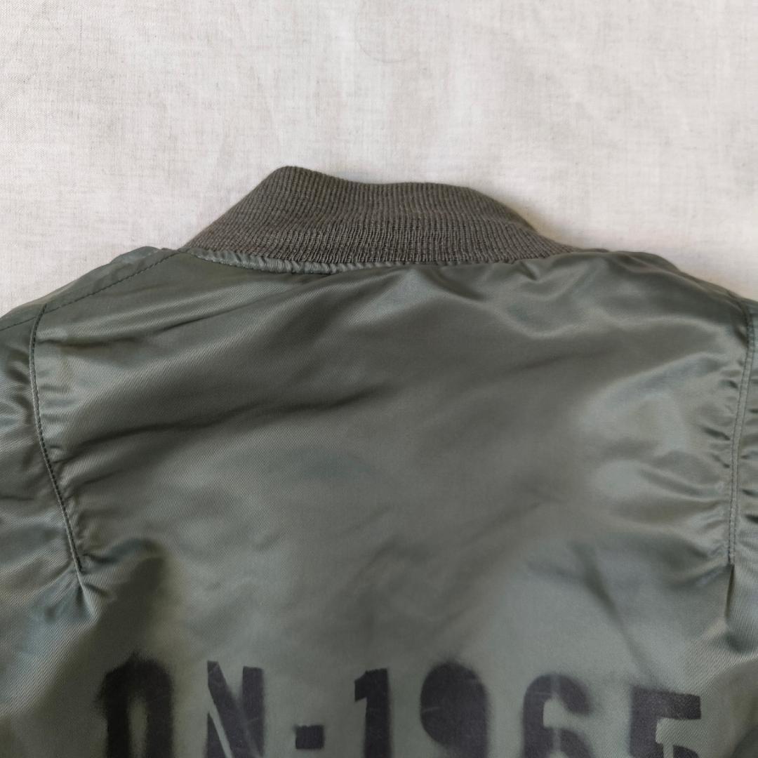 90s USA製 Alpha MA-1 1968年 復刻モデル ステンシル