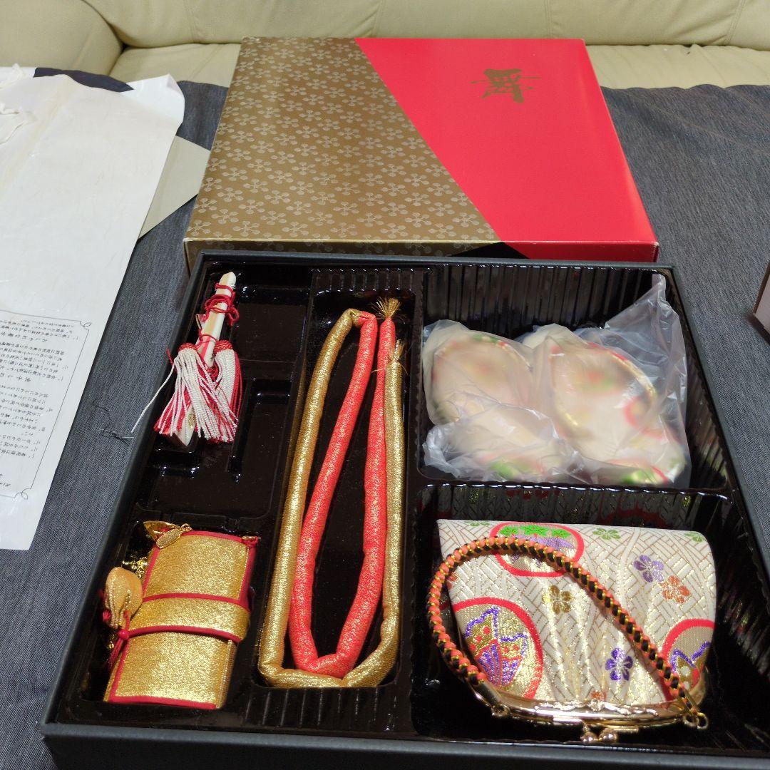 七五三　7歳　正絹　友禅　花柄ピンク着物セット