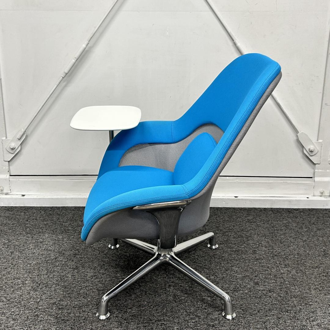 Steelcase Coalesse SW_1 メモ台付き ブルー チェア