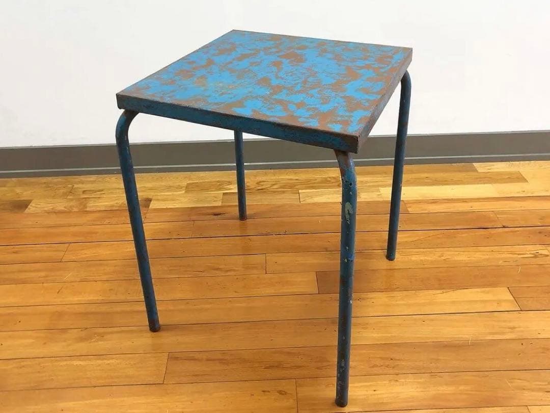 工業系　アイアンのテーブル　アンティーク　ブロカント