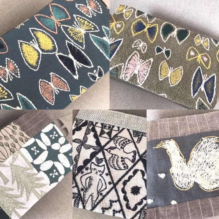 (専用)ミナペルホネン☆帆布のバスケット(スワン)