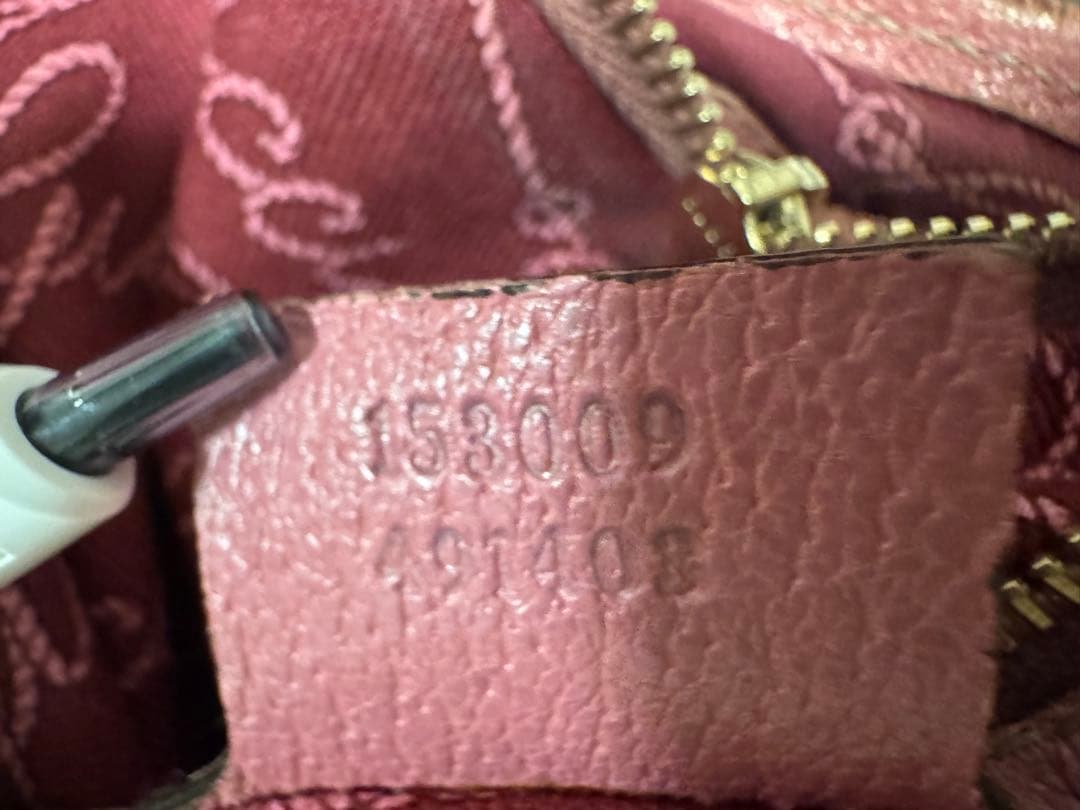 GUCCI GGパターン トートバッグ 153009 ベージュ ピンク　A4収納