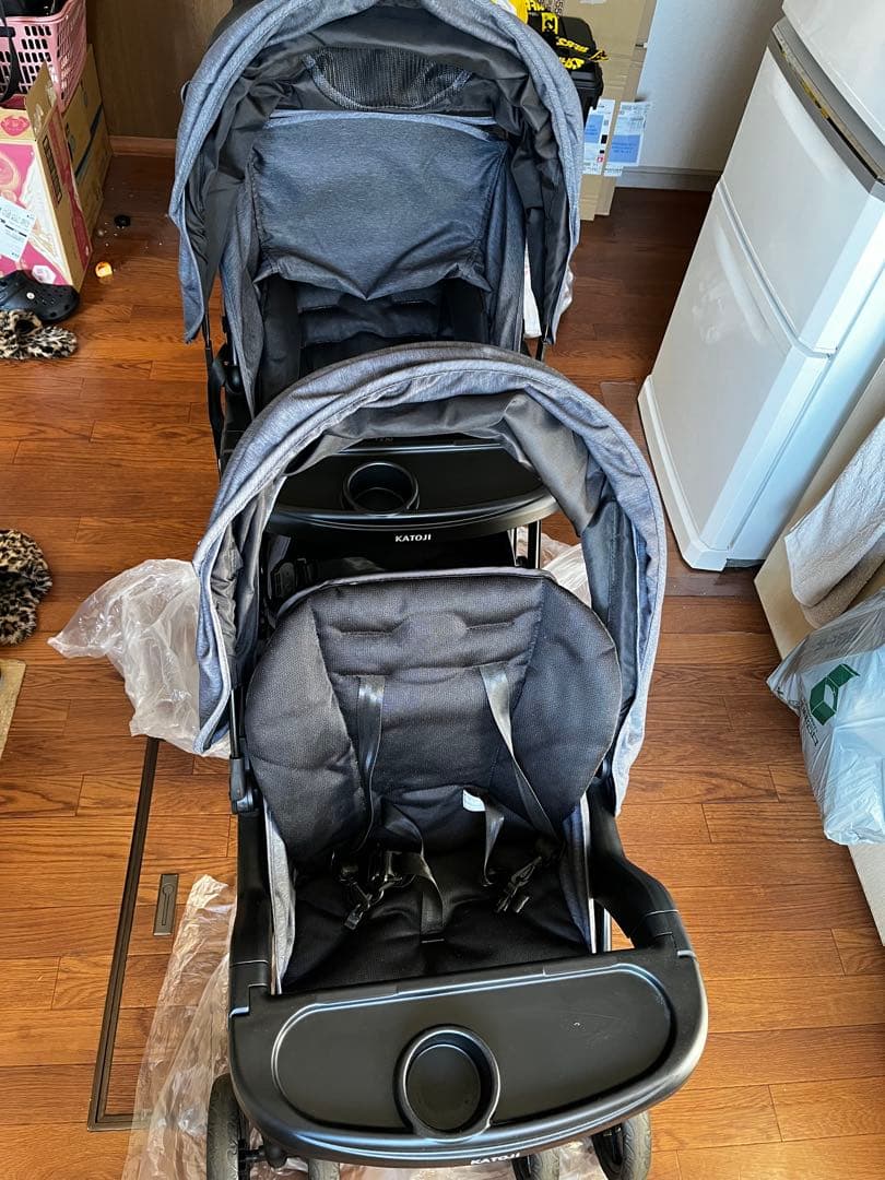 2人乗りベビーカー 二人でゴーDX