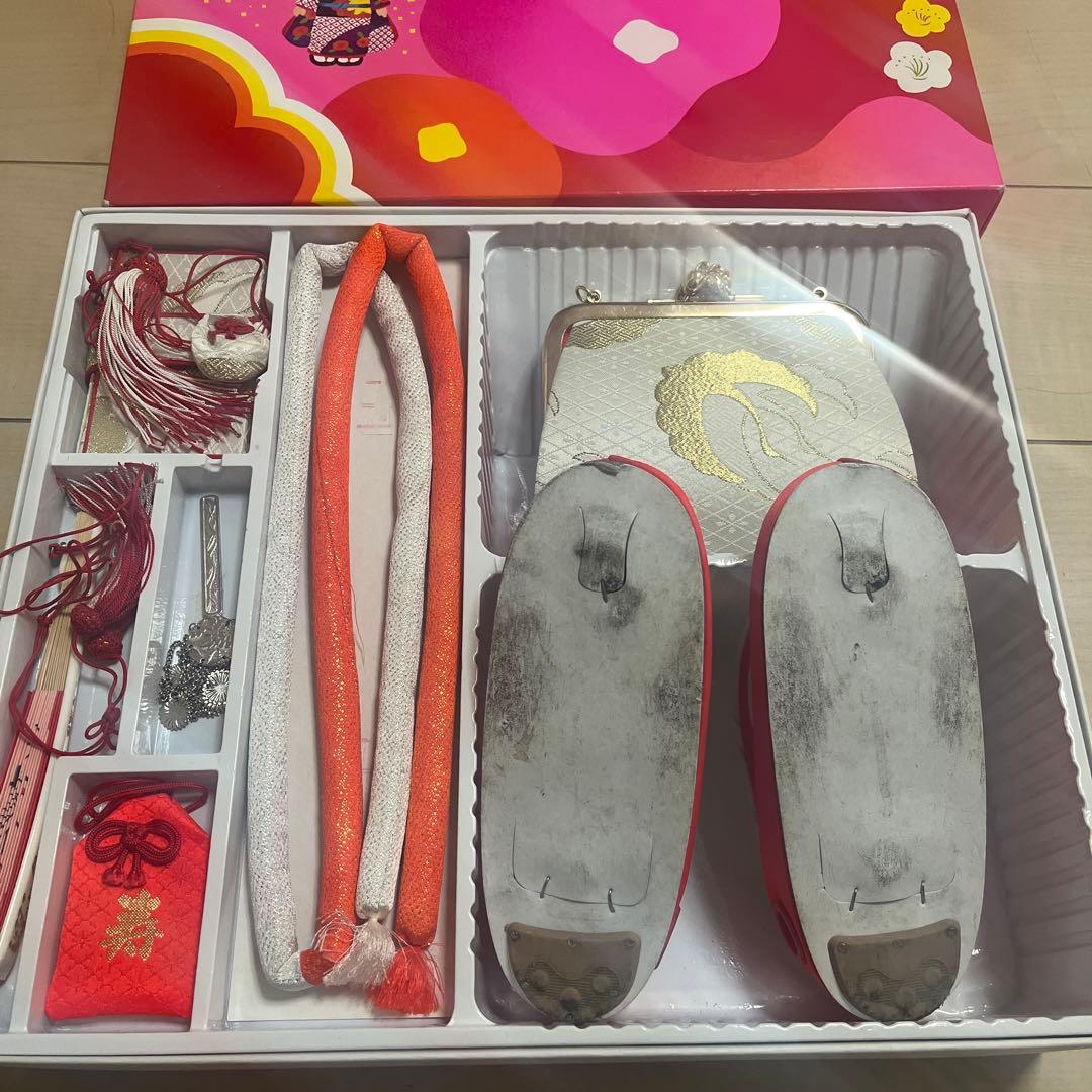 ７歳 子供用着物セット七五三用 花柄