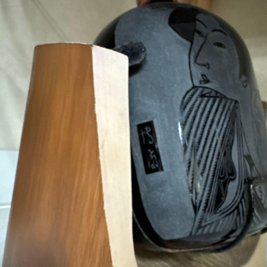 Suntory Whisky 浮世絵彫刻 陶器ボトル