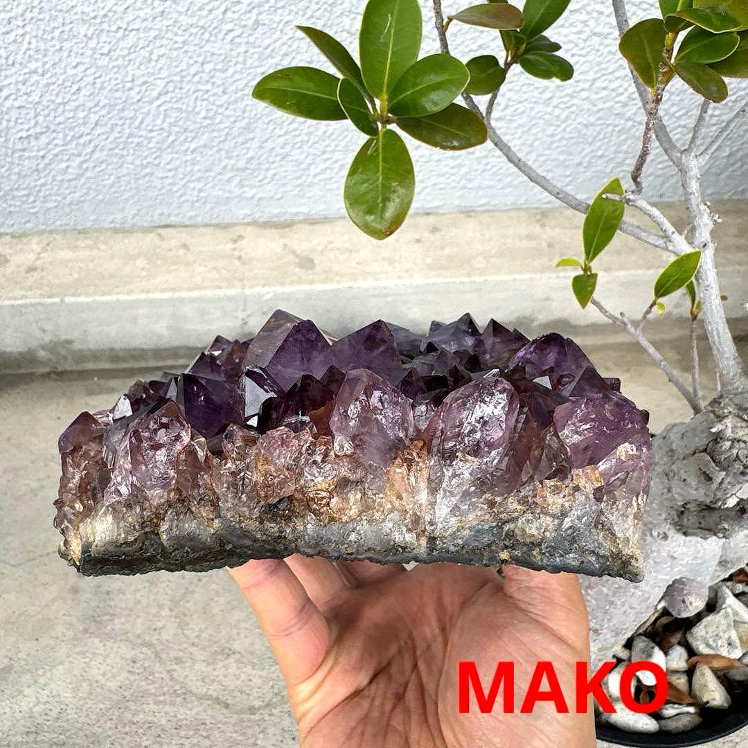 M1658☆アメジストクラスター1.8Kg☆天然石　原石