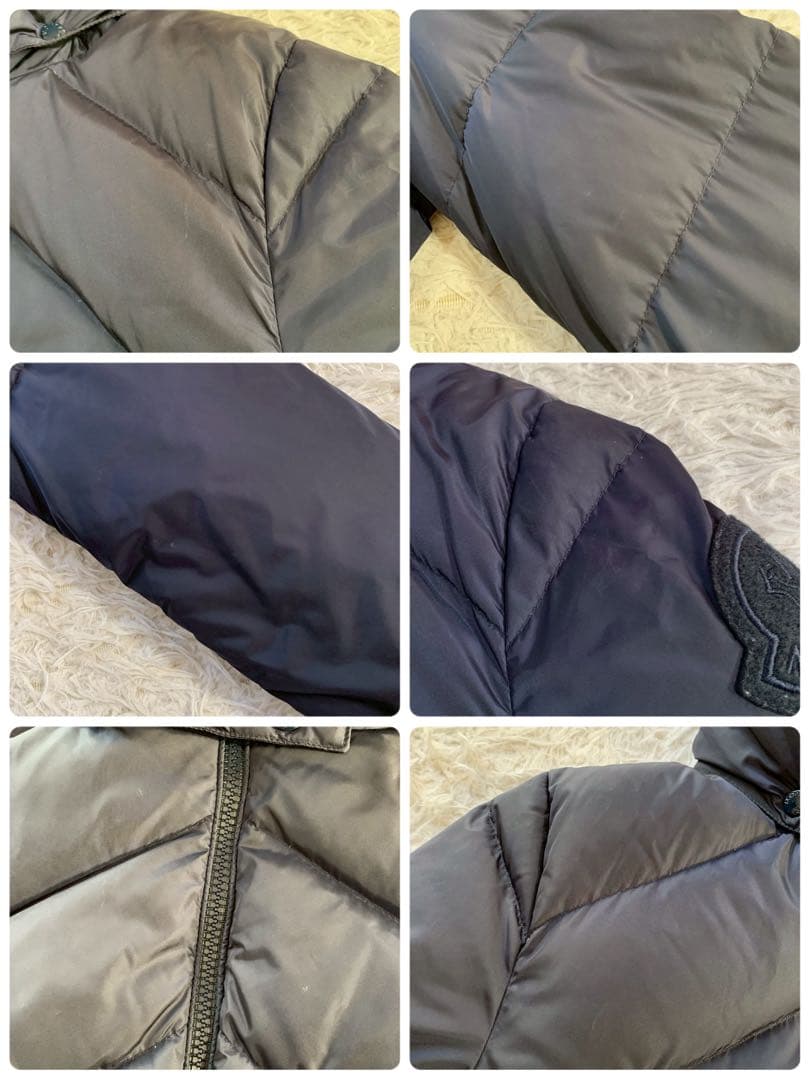 2way　MONCLER AGOT　モンクレール　ダウンコート　フード着脱可能