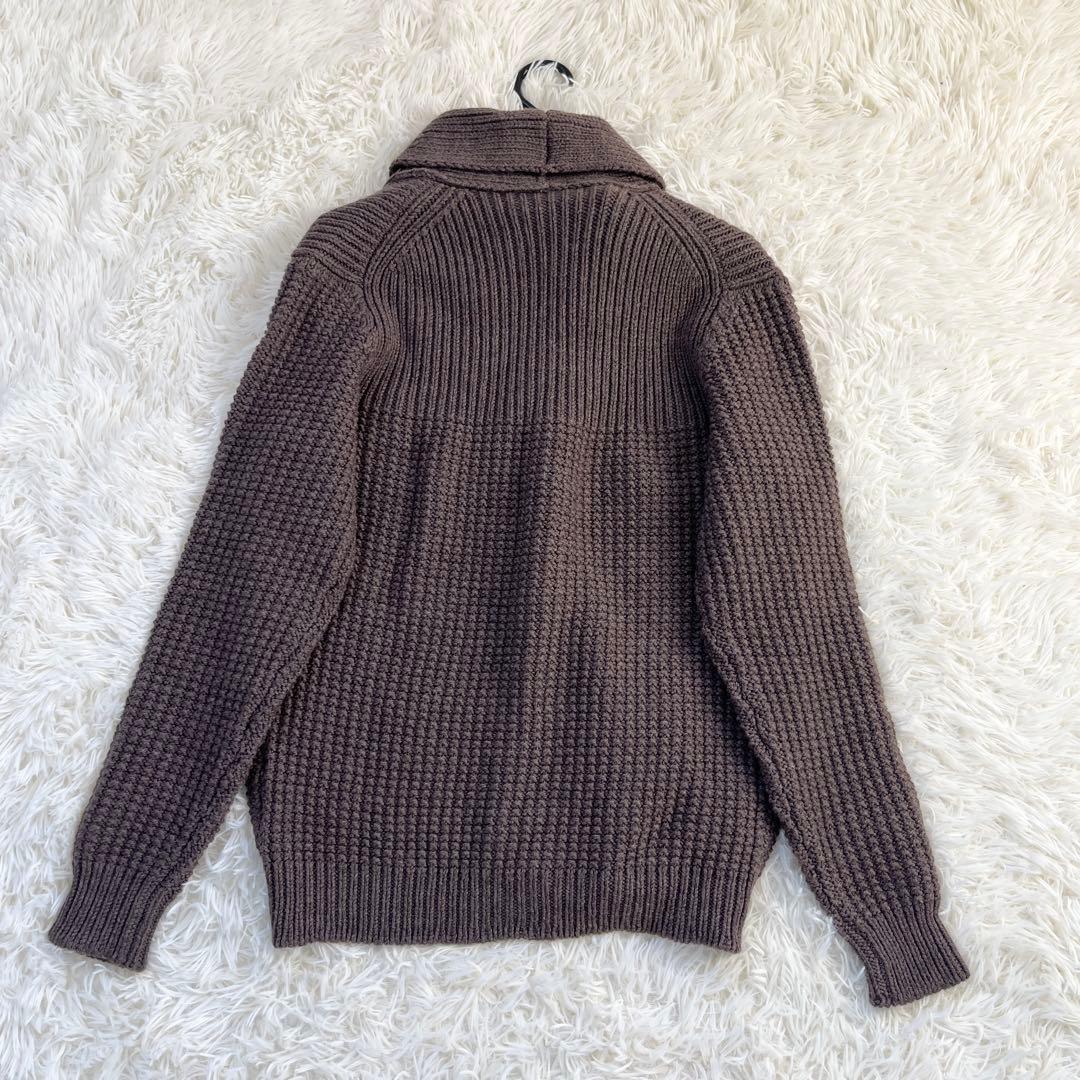 【未使用品】LARDINI ラルディーニ ショールカラーカーディガン　サイズ50