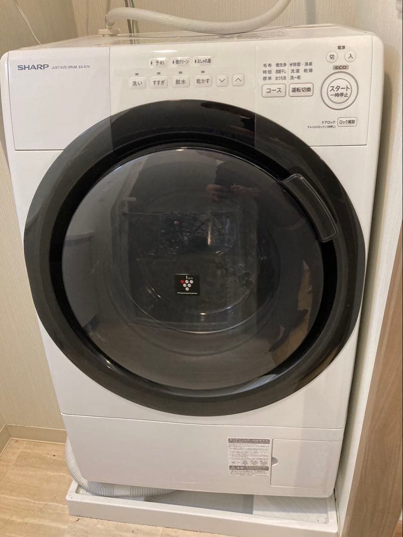 ※最終値下げ1/9に削除予定 SHARP ドラム式洗濯機 本体　ES-S7H