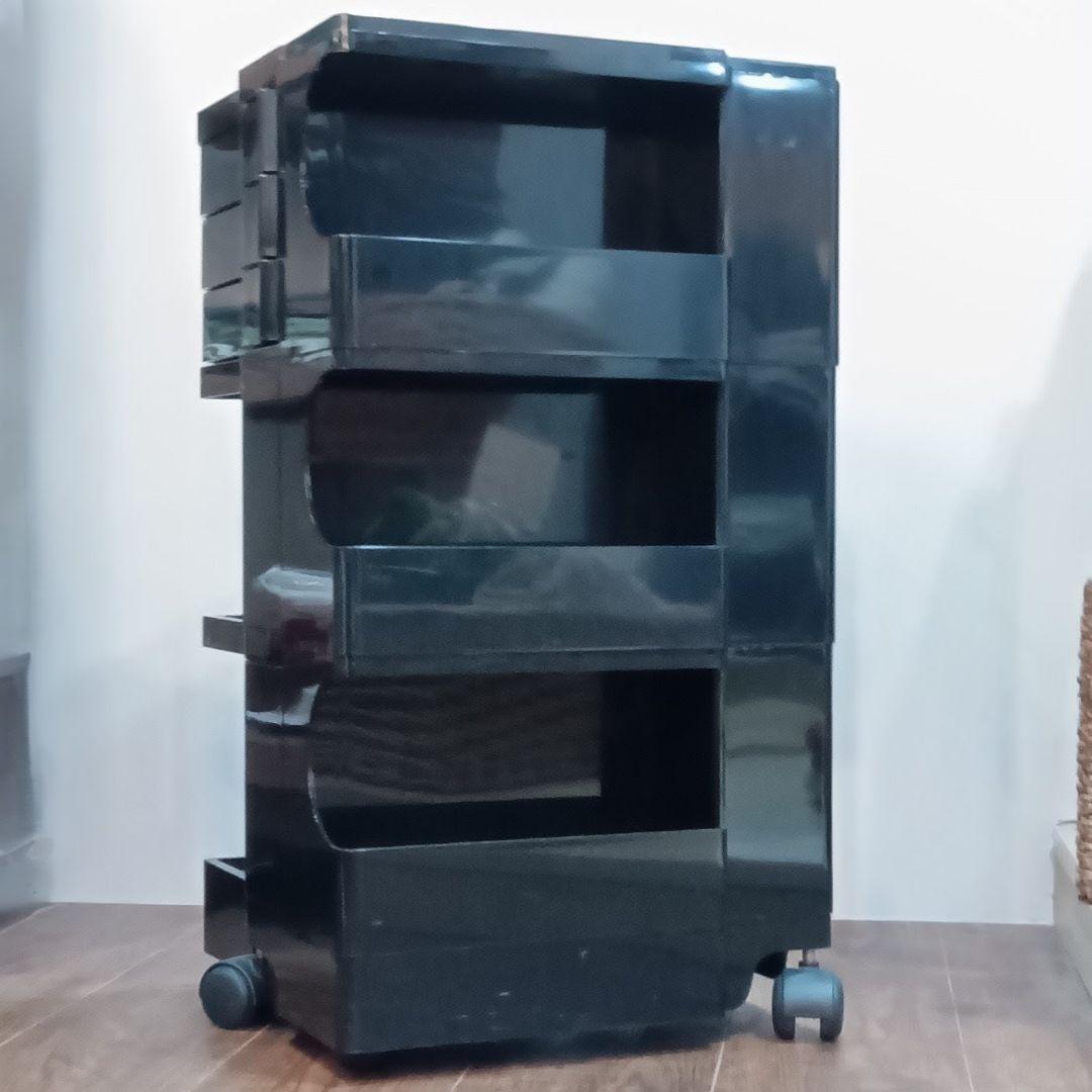 B-LINE ボビーワゴン 3段3トレイ ブラック