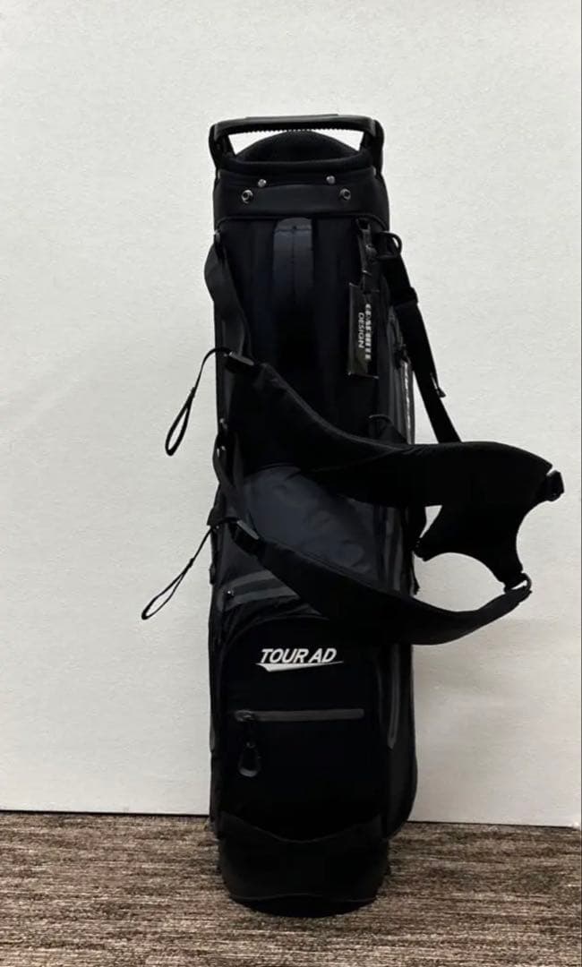 グラファイトデザインキャディーバック　2023年モデル　プロ支給品　黒　ブラック