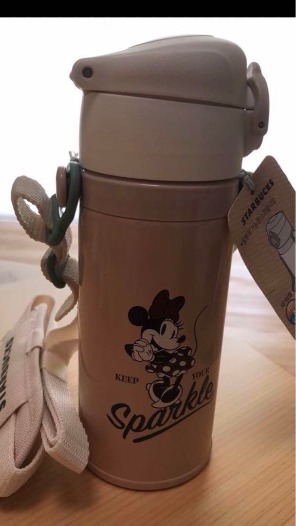新品　韓国スタバ　ディズニー　ミニー　水筒