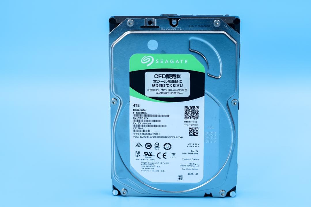 Seagate Barracuda 4TB 内蔵型HDD 2.5インチ