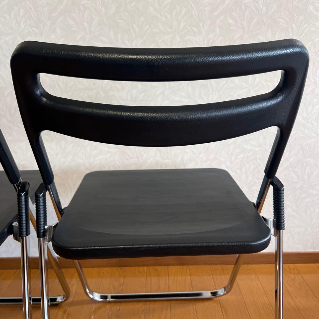 MILO AICHI ミロ チェア 折りたたみ 椅子 スタッキングチェア 3脚