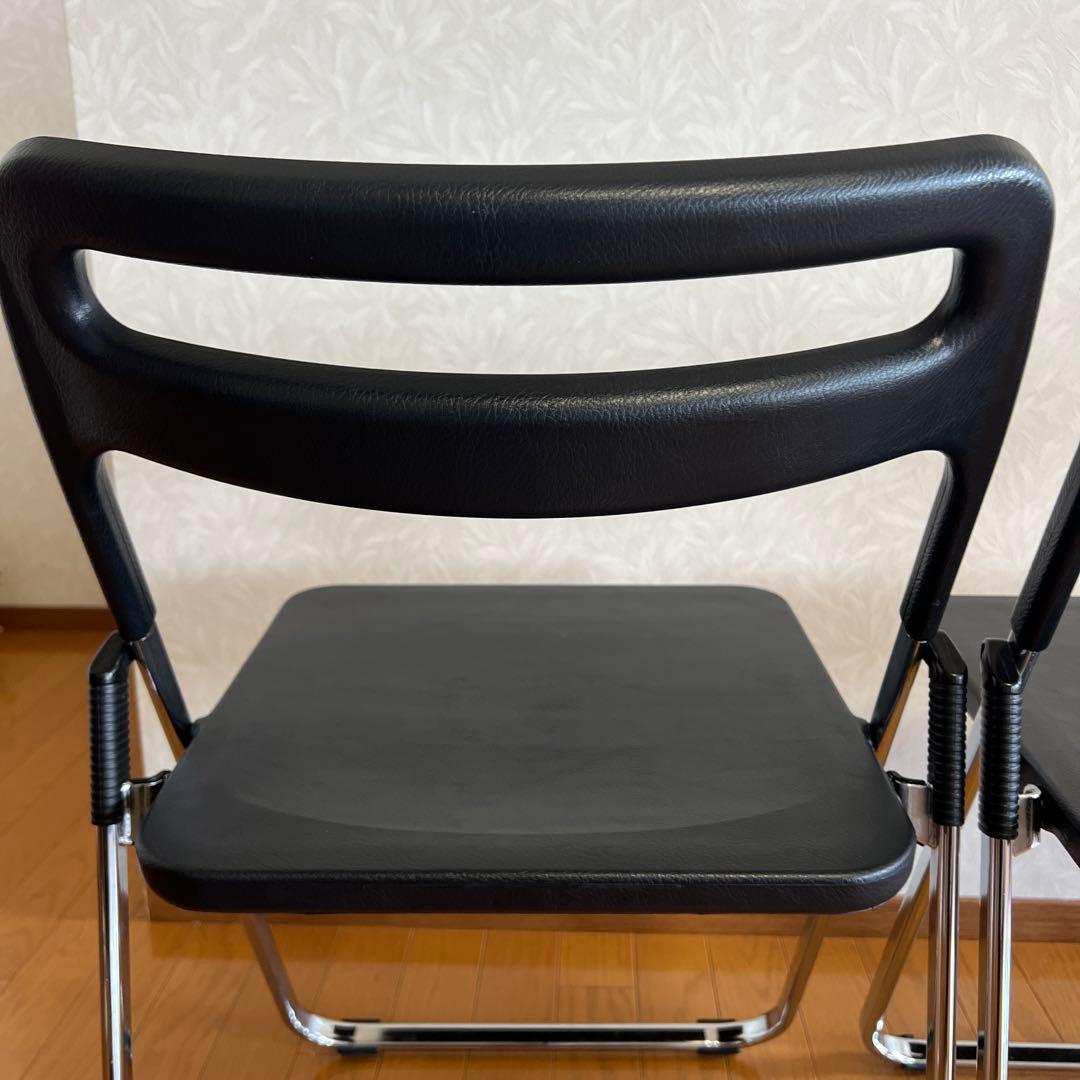 MILO AICHI ミロ チェア 折りたたみ 椅子 スタッキングチェア 3脚