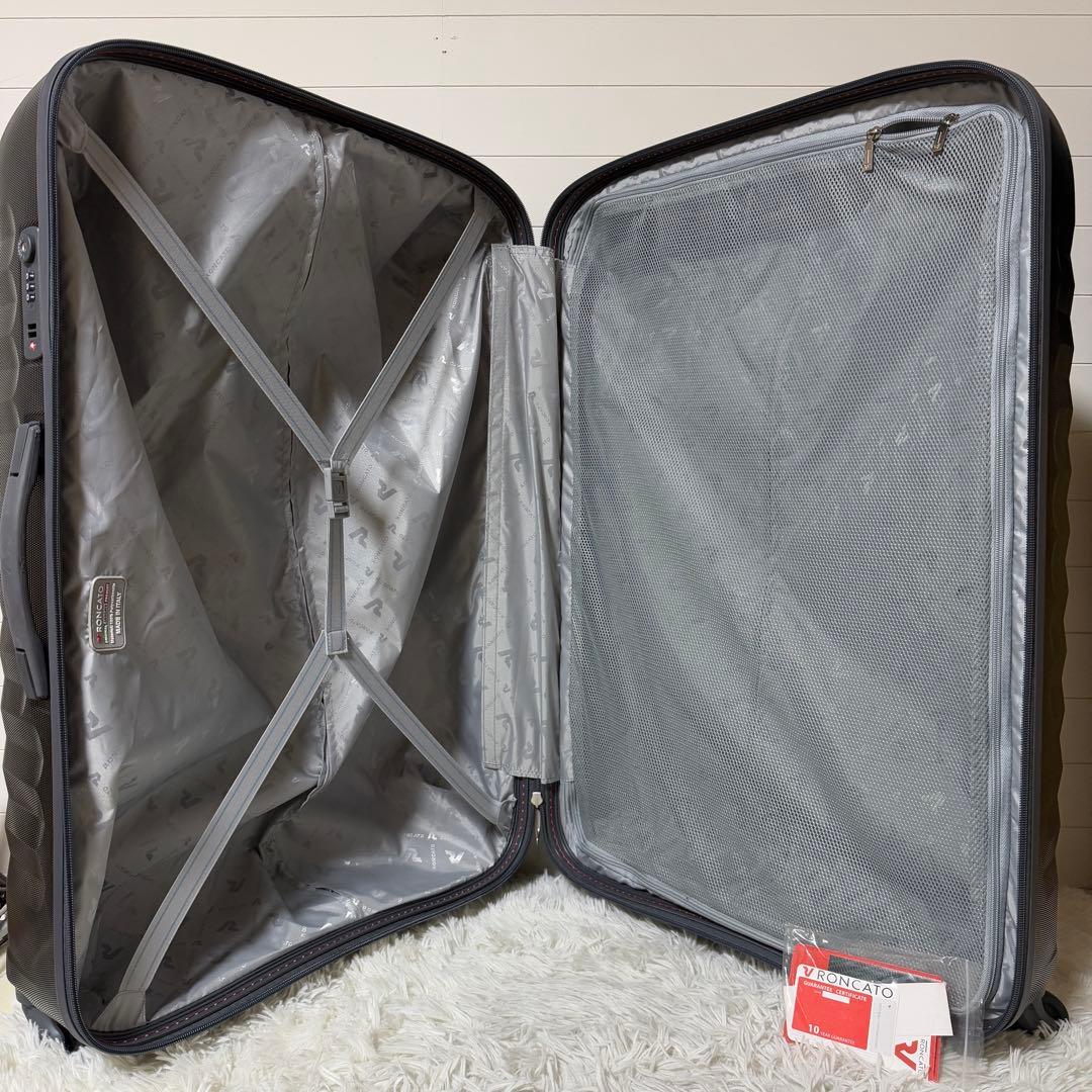 未使用級✨RONCATO ロンカート　E-LITE 大容量　90L 黒　軽量